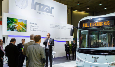 Feria UITP de Milan con el autobus 100% eléctrico