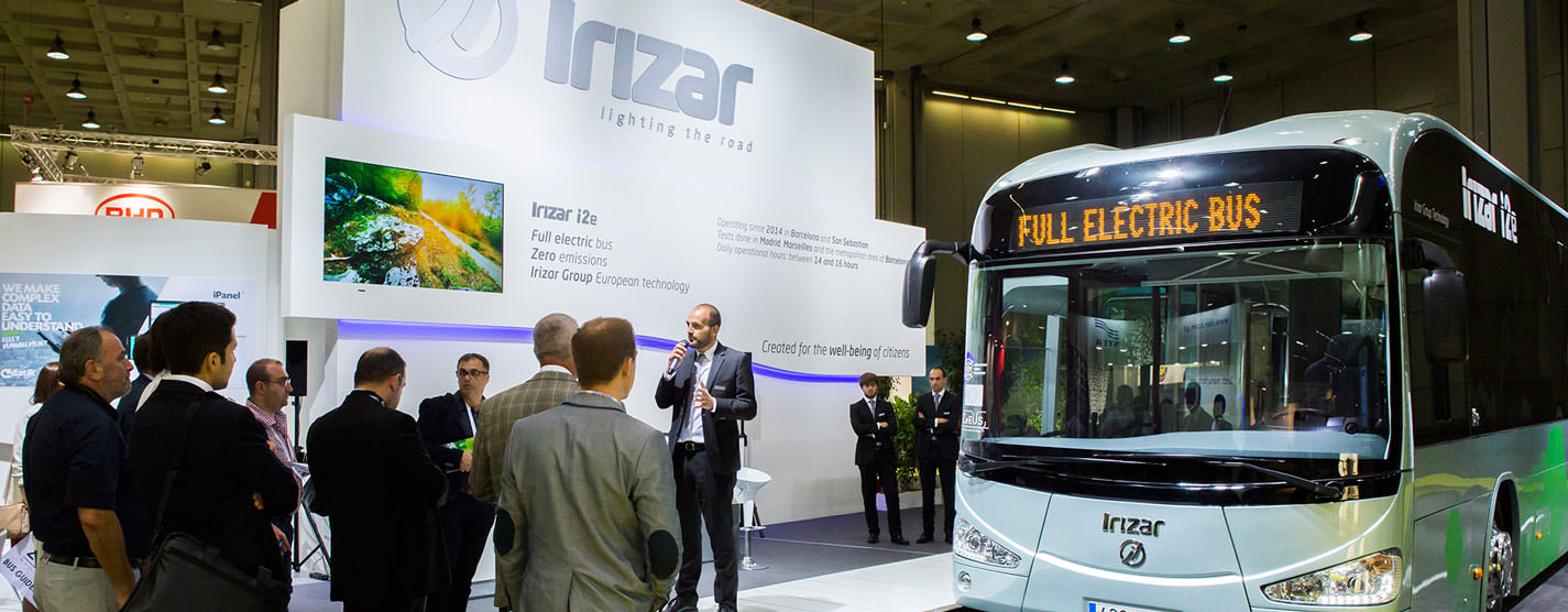 Feria UITP de Milan con el autobus 100% eléctrico